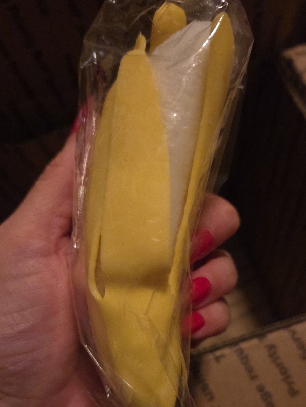 Squishy Yellow Plush Banana Toy